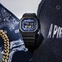 卡西欧手表 G-SHOCK  “蓝色腰果花”硬碰硬主题系列  防震防水表款GW-B5600BP-1PR
