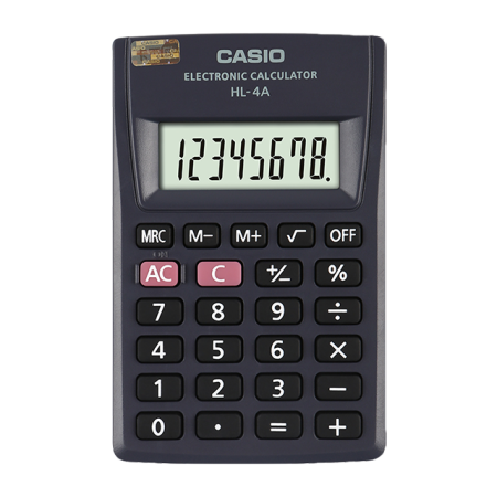 卡西欧计算器 日常商务 计算器HL-4A