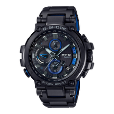 卡西欧手表 G-SHOCK 树脂金属表带 防水防震太阳能蓝牙连接6局电波功能男表MTG-B1000