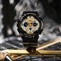 卡西欧手表 G-SHOCK  【明星同款】“黄金时代”黑金系列 防水防震运动表款GMA-S110GB/GMA-S120GB