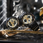 卡西欧手表 G-SHOCK  【明星同款】“黄金时代”黑金系列 防水防震运动表款GMA-S110GB/GMA-S120GB
