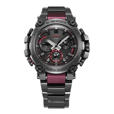 卡西欧手表 G-SHOCK MT-G系列 “小月山”人造蓝宝石玻璃镜面 全新快拆表带设计 蓝牙连接防水防震六局电波太阳能动力运动男表MTG-B3000