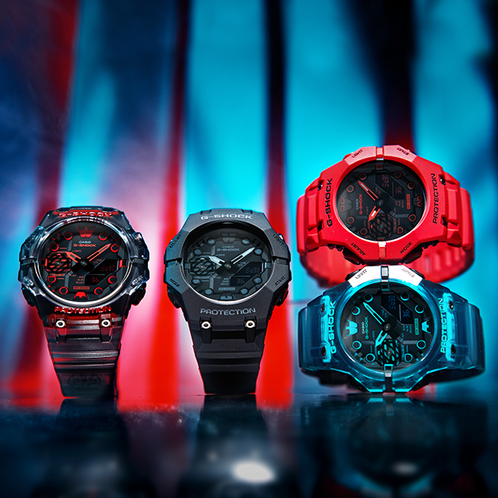 卡西欧手表 G-SHOCK  “次元时代原住民”系列 防水防震运动表款GA-B001