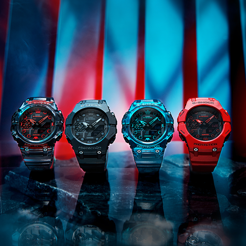 卡西欧手表 G-SHOCK  “次元时代原住民”系列 防水防震运动表款GA-B001