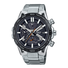 卡西欧手表 EDIFICE 艾迪斐斯赛车悬挂臂主题系列 人造蓝宝石玻璃镜面蓝牙连接太阳能防水商务男表EQB-2000YD