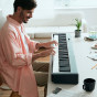 卡西欧电子乐器 电钢琴  88键渐进式击弦键盘便携电钢琴（含琴架+固定三踏板）CDP-S160