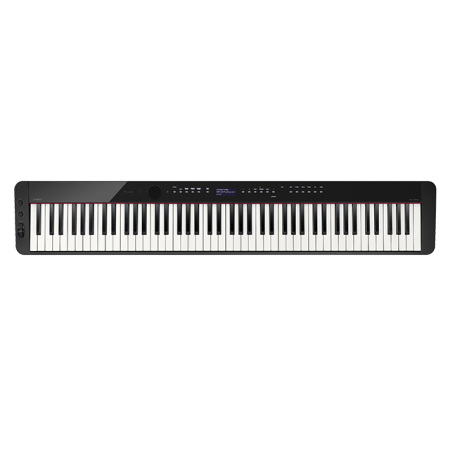 卡西欧电子乐器 电钢琴 纤薄时尚智能个性电钢琴 三角钢琴音效便携不插电电钢琴 多重演奏功能舞台表演级电钢琴（含琴架+固定三踏板）PX-S3000BK