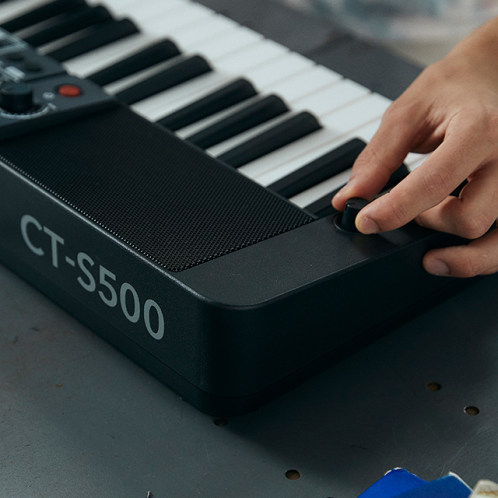 卡西欧电子乐器 电子琴  轻薄型多功能乐队演奏用电子琴CT-S500