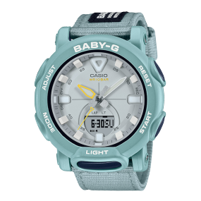 卡西欧手表 BABY-G 环保宠物帐篷主题 特殊礼盒 防水防震运动女表BGA-310C