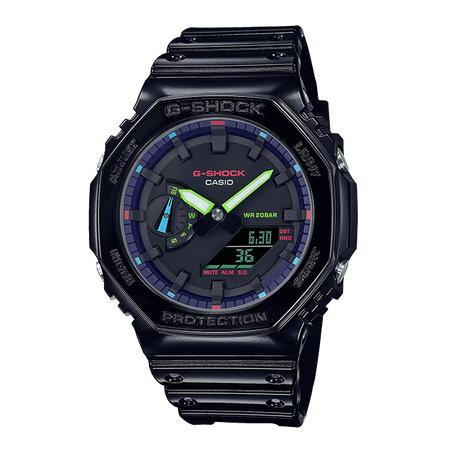 卡西欧手表 G-SHOCK 电竞主题系列 防水防震运动男表GA-100RGB/GA-2100RGB/GA-700RGB/DW-6900RGB