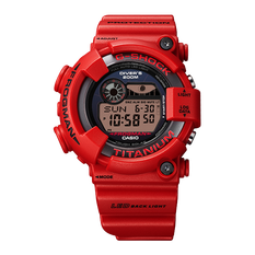 卡西欧手表 G-SHOCK 30周年复刻蛙人赤黑蛙 特殊背刻 防震防水太阳能动力表款GW-8230NT-4PR