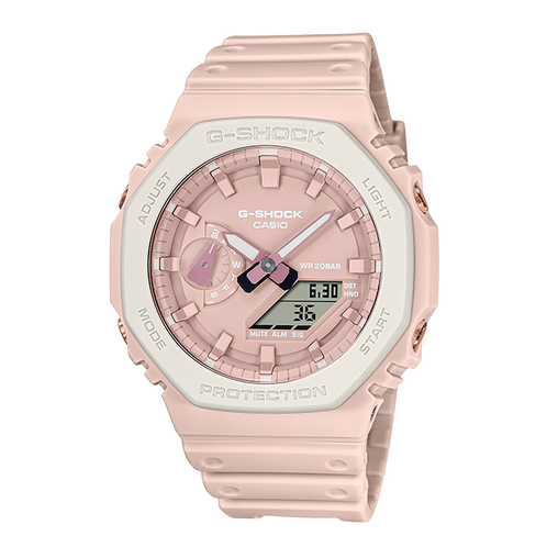 卡西欧手表 G-SHOCK  潮流PINK系列 合作/联名款 特殊礼盒包装 防水防震运动表款GA-2110SL/DW-5610SL