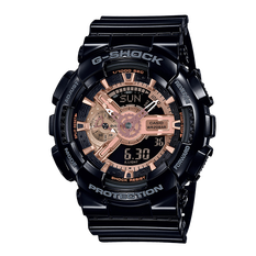 卡西欧手表 G-SHOCK 玫瑰金配色经典系列设计 防水防震运动男表GA-110MMC/700MMC