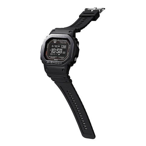 卡西欧手表 G-SHOCK  心率血氧测量计步功能 防水防震太阳能动力运动表款DW-H5600MB