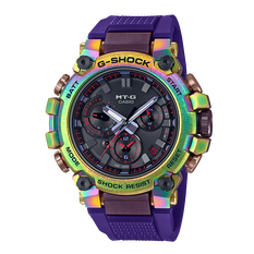 卡西欧手表 G-SHOCK "极光"系列 “Aurora Oval”主题 防水防震六局电波太阳能动力表款MTG-B3000PRB-1APR