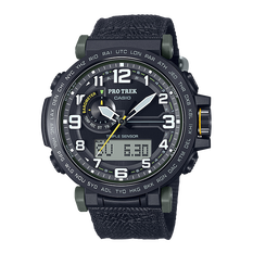 卡西欧手表 PRO TREK 【直营首发】 环保材质表款 防水太阳能动力运动表款PRG-601