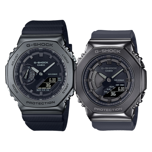 卡西欧手表 对表系列  时尚运动 防水防震运动手对表GM-2100BB-1APR&GM-S2100B-8APR