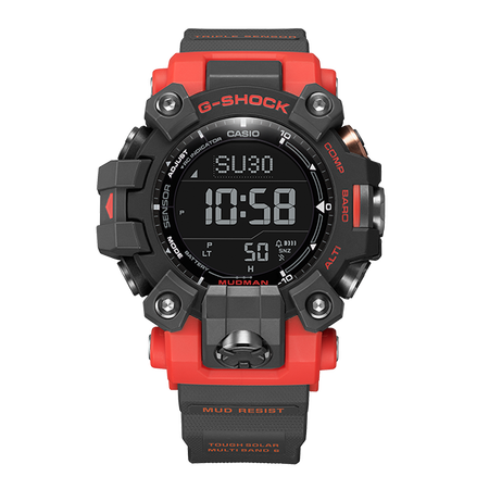 卡西欧手表 G-SHOCK MUD MAN系列 生物树脂材质 防水防震运动表款GW-9500