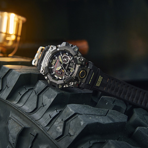 卡西欧手表 G-SHOCK  户外探险防泥防震蓝牙连接多功能运动手表 大泥王GWG-B1000