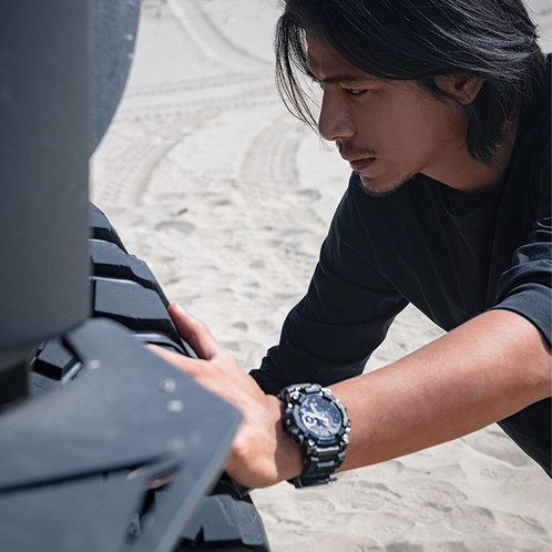 卡西欧手表 G-SHOCK  户外探险防泥防震蓝牙连接多功能运动手表 大泥王GWG-B1000