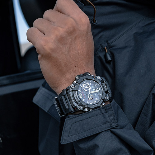 卡西欧手表 G-SHOCK  户外探险防泥防震蓝牙连接多功能运动手表 大泥王GWG-B1000