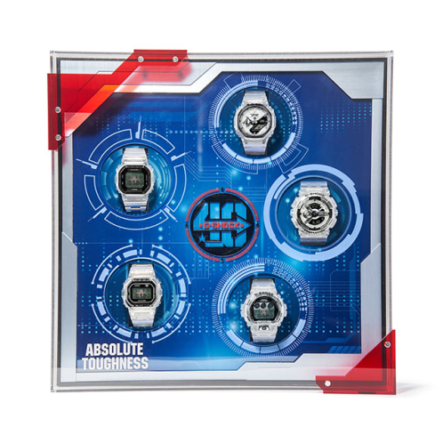 卡西欧手表 G-SHOCK  40周年透明系列礼盒套装 特殊背刻 防水防震运动表款GS-40
