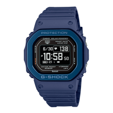 卡西欧手表 G-SHOCK 心率血氧测量计步功能 防水防震太阳能动力运动表款DW-H5600MB