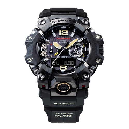 卡西欧手表 G-SHOCK  户外探险防泥防震蓝牙连接多功能运动手表 大泥王GWG-B1000