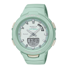 卡西欧手表 BABY-G 清新配色 防水防震蓝牙连接功能运动女表BSA-B100CS