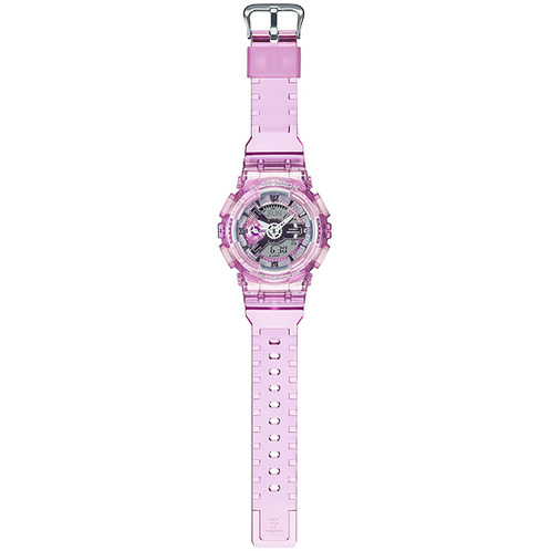 卡西欧手表 G-SHOCK  透明表款 防水防震运动女表GMA-S110VW
