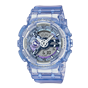 卡西欧手表 G-SHOCK  透明表款 防水防震运动女表GMA-S110VW