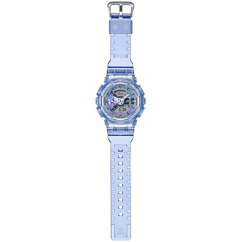 卡西欧手表 G-SHOCK  透明表款 防水防震运动女表GMA-S110VW