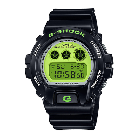 卡西欧手表 G-SHOCK crazy colors彩色系列 25周年复刻版 防水防震运动表款DW-6900RCS