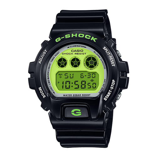 卡西欧手表 G-SHOCK  crazy colors彩色系列 25周年复刻版 防水防震运动表款DW-6900RCS