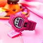 卡西欧手表 G-SHOCK  crazy colors彩色系列 25周年复刻版 防水防震运动表款DW-6900RCS