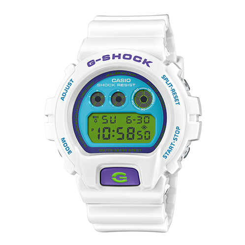卡西欧手表 G-SHOCK  crazy colors彩色系列 25周年复刻版 防水防震运动表款DW-6900RCS