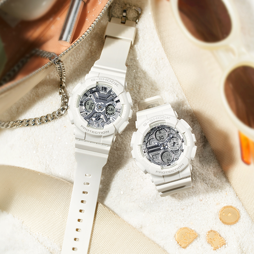 卡西欧手表 G-SHOCK  八角形边框设计 防水防震运动表款GMA-S120VA/S140VA