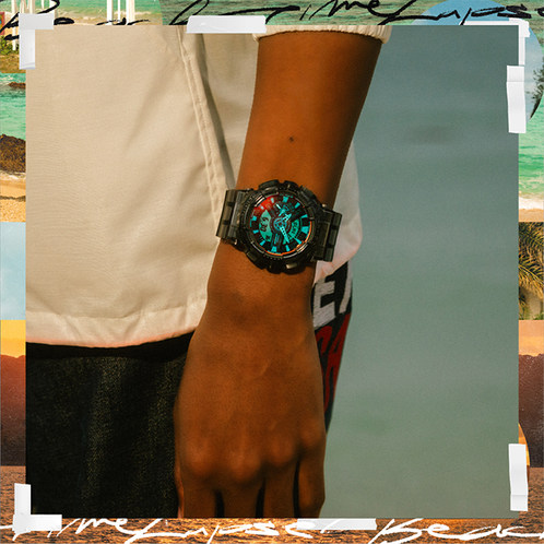 卡西欧手表 G-SHOCK  Beach Time Lapse系列 防水防震运动表款DW-5600TL/GA-110TL/GA-2100TL