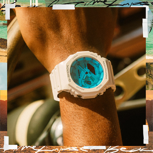 卡西欧手表 G-SHOCK  Beach Time Lapse系列 防水防震运动表款DW-5600TL/GA-110TL/GA-2100TL