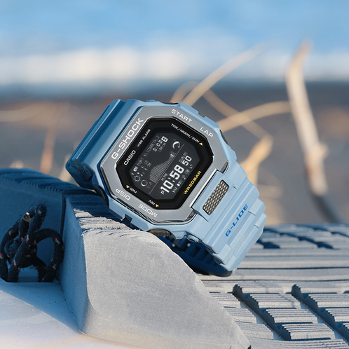 卡西欧手表 G-SHOCK  G-LIDE系列 沙滩色表款 防水防震运动表款GBX-100