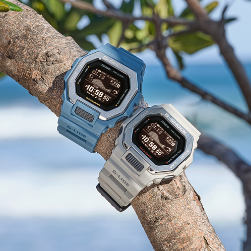 卡西欧手表 G-SHOCK  G-LIDE系列 沙滩色表款 防水防震运动表款GBX-100