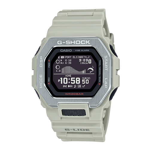 卡西欧手表 G-SHOCK  G-LIDE系列 沙滩色表款 防水防震运动表款GBX-100