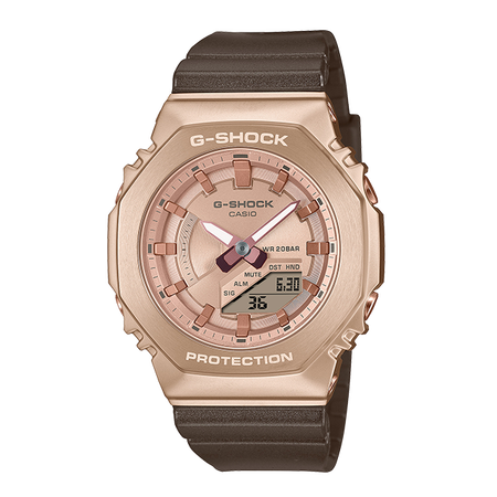 卡西欧手表 G-SHOCK "奢华旅行"主题 海滩度假风尚 金属表头 防水防震运动表款GM-S2100CB/CW