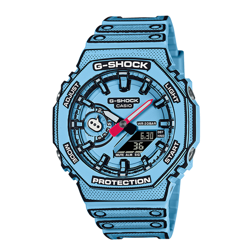 卡西欧手表 G-SHOCK  漫画系列 防水防震运动表款GA-2100MNG