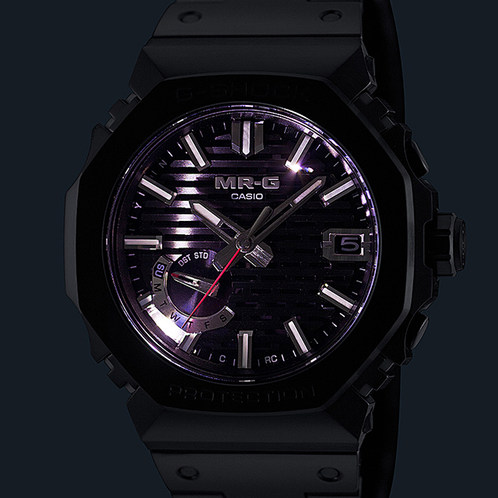 卡西欧手表 G-SHOCK  MR-G系列 山形工厂高端生产线 工匠技艺 防水防震六局电波蓝牙连接太阳能动力男表MRG-B2100B-1ADR