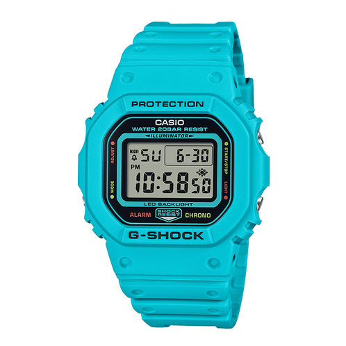 卡西欧手表 G-SHOCK  夏日配色 防水防震运动表款DW-5600EP