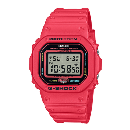 卡西欧手表 G-SHOCK 夏日配色 防水防震运动表款DW-5600EP