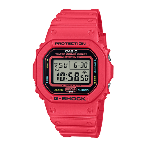 卡西欧手表 G-SHOCK  夏日配色 防水防震运动表款DW-5600EP