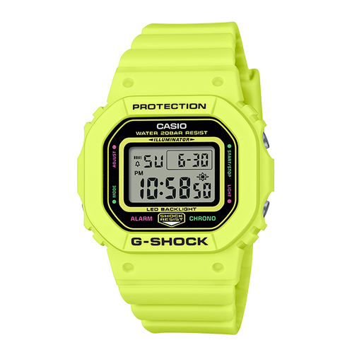 卡西欧手表 G-SHOCK  夏日配色 防水防震运动表款GMD-S5600EP-9DR