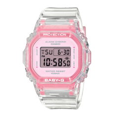 卡西欧手表 BABY-G 【新品】透明表款 色彩鲜艳 防水防震运动表款BGD-565SJ